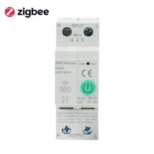 Zigbee Intelligent Circuit Breaker Wireless Mobilephone APP Remotely Control Home Automation
